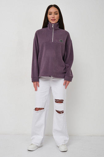 Толстовка жен. Тренд флис т.лиловый