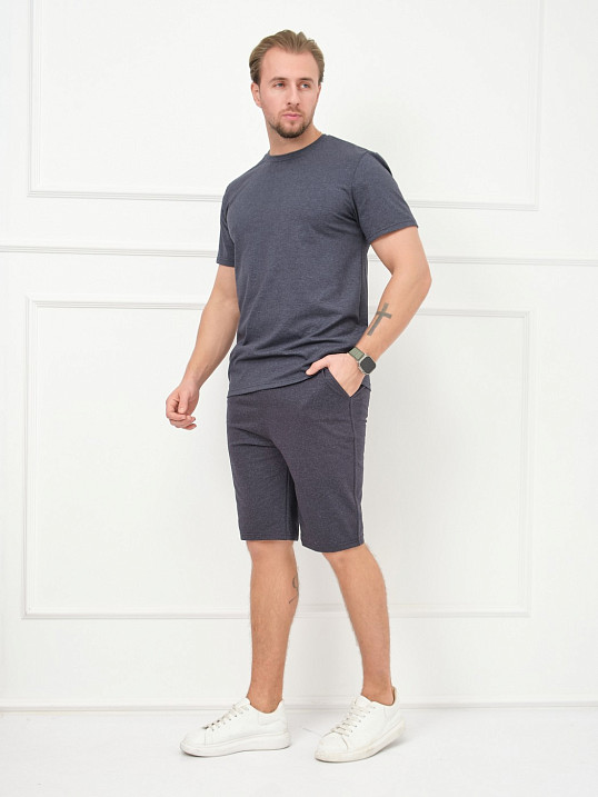 Костюм Эверест мужской синий меланж