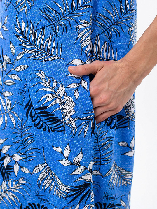 Халат Анна василёк/ветка