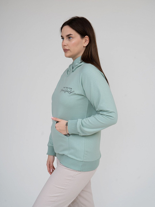 Толстовка женская ТЖФ-06 ментол