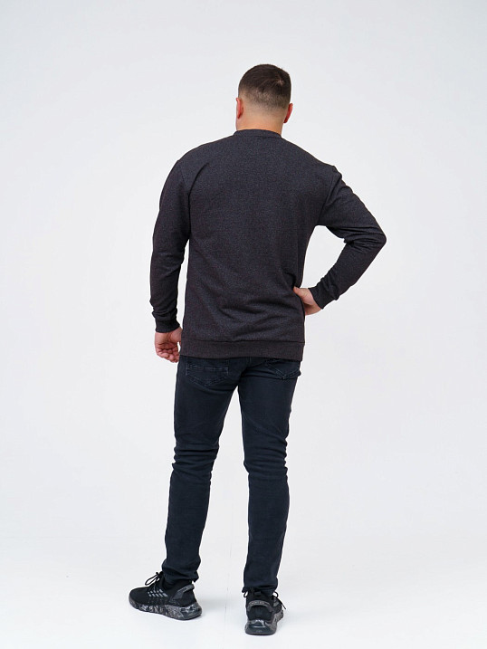 Толстовка мужская Эталон антрацит/меланж