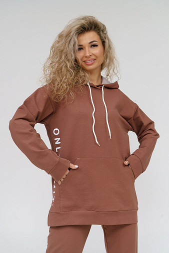 Костюм Челси футер 2-х нитка шоколад