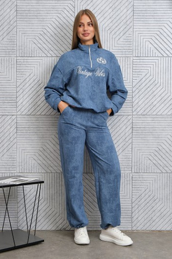 Костюм женский Верона варенка индиго