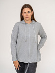 Толстовка женская Мираж футер серый
