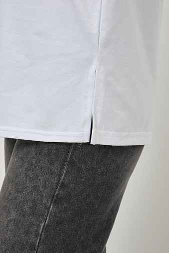 Лонгслив Стиль белый