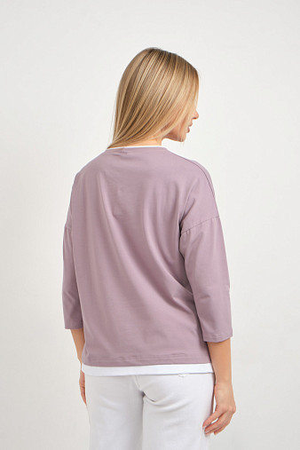 Лонгслив женский Лео корица