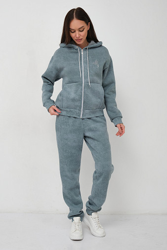 Костюм женский Дюна начёс фисташка