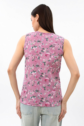 Майка Летнее признание брусника/цветы