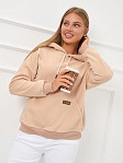 Толстовка женская Бэлла флис беж