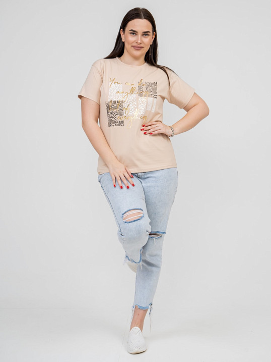 Футболка женская Сафари-2 бежевый