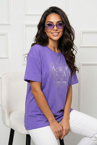 Футболка женская Флай василек