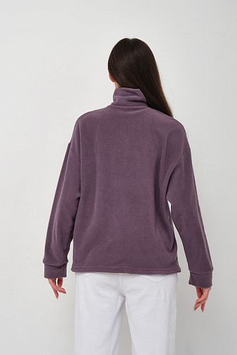 Толстовка жен. Тренд флис т.лиловый