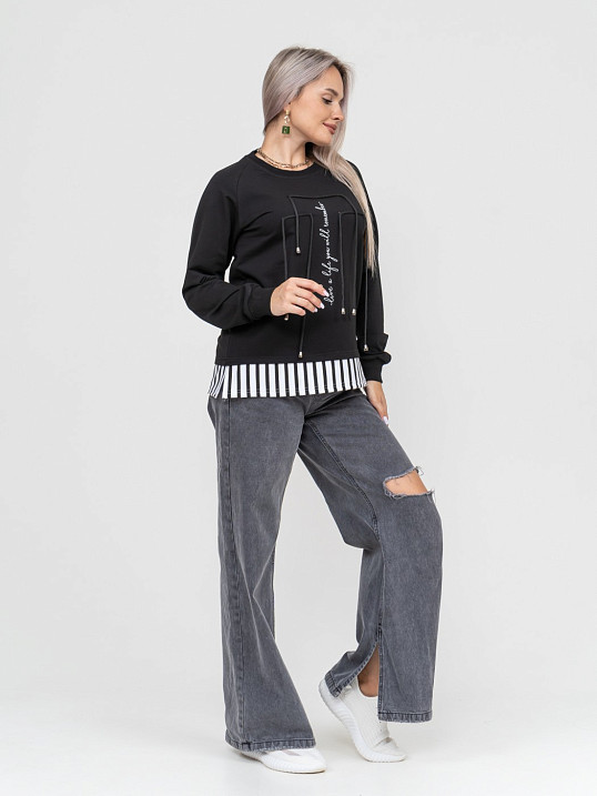 Толстовка Саманта черный