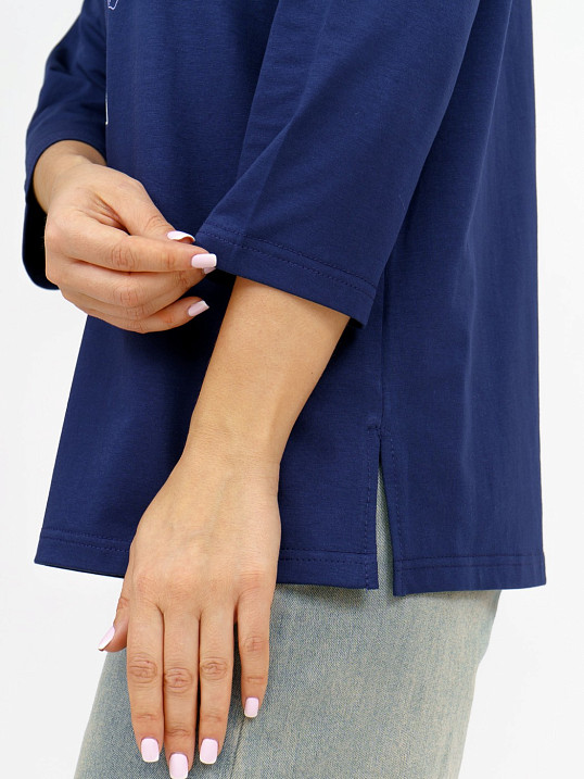 Лонгслив Стиль т.индиго