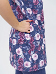 Костюм Симона индиго/цветы