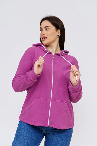 Толстовка Авеню флис лиловый