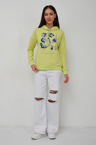 Толстовка женская Элен-2 лимон
