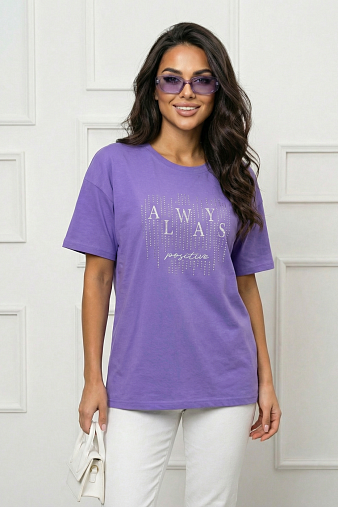 Футболка женская Флай василек