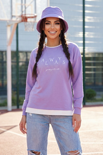 Свитшот женский Кетти лаванда