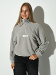 Толстовка жен. Тренд-2 флис св.серый