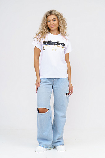 Футболка женская Имидж белая