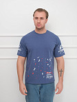 Футболка мужская Дорс индиго