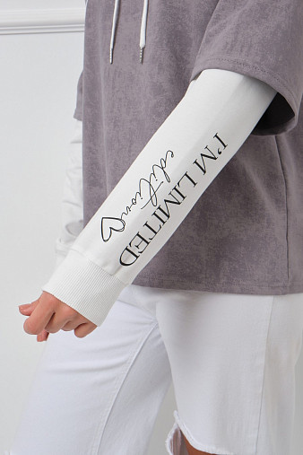 Толстовка женская Венди варенка св.серый