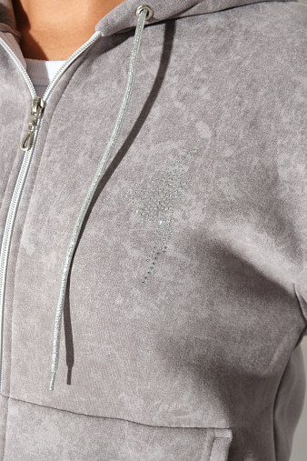 Толстовка женская Дюна начёс св.серый