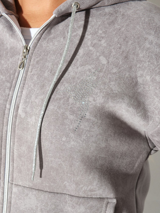 Толстовка женская Дюна начёс св.серый