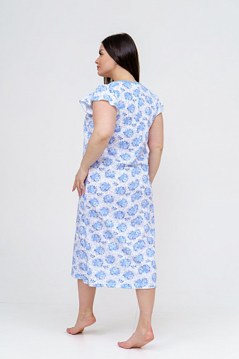 Ночная сорочка Крыло голубой