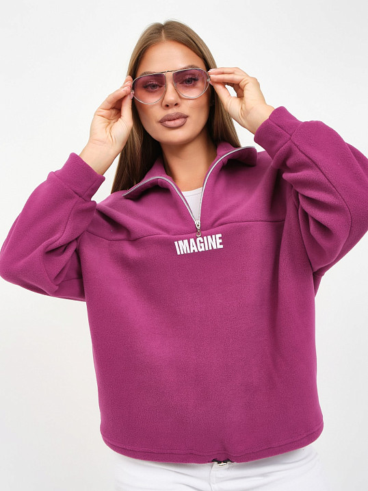 Толстовка жен. Тренд-2 флис лиловый