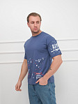 Футболка мужская Дорс индиго