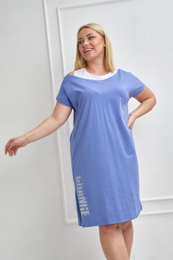 Платье женское Мирэль василёк