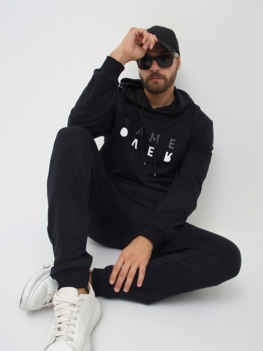 Костюм мужской Тайм 2-х нитка синий