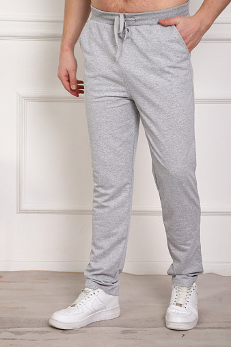 Брюки мужские без манжета серые