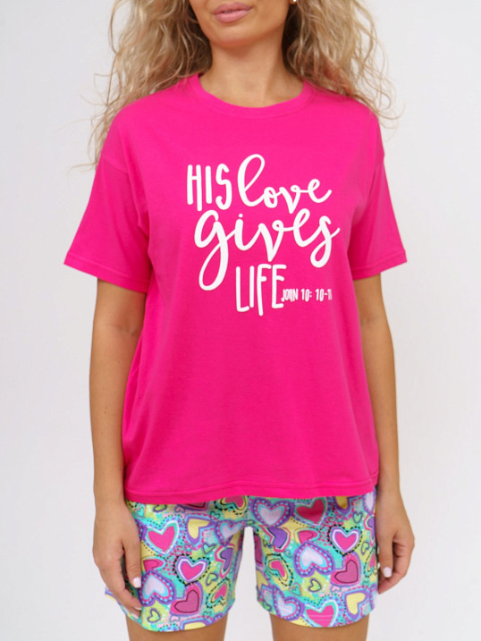 Пижама Изюминка однотонная фуксия