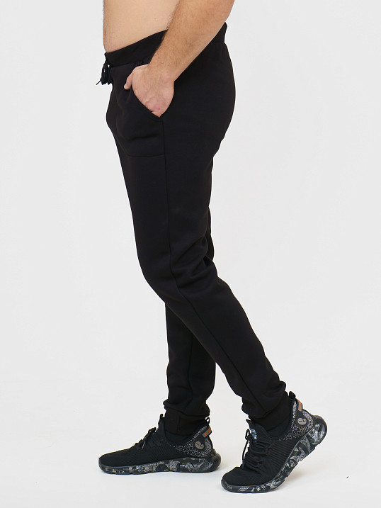 Брюки мужские футер 3-х нитка чёрный