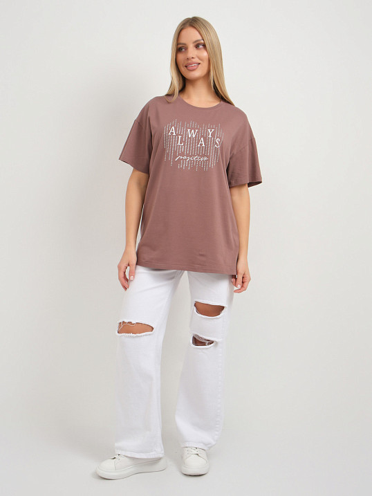 Футболка женская Флай шоколад