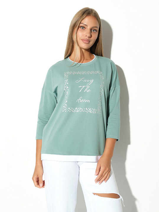 Лонгслив жен. Асти св.изумруд