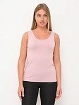 Майка вискозная однотонная пудра