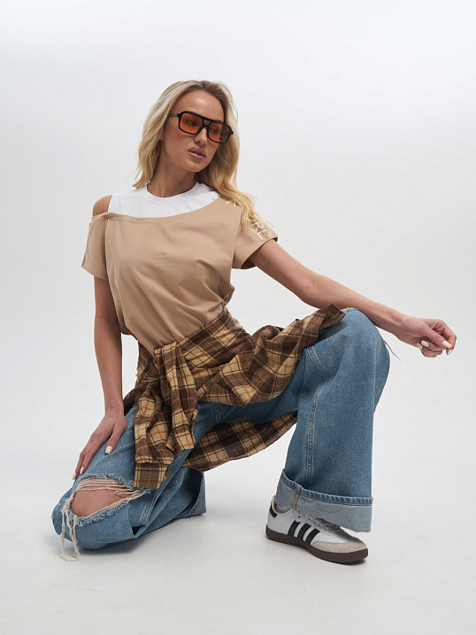 Футболка женская Аморе таба