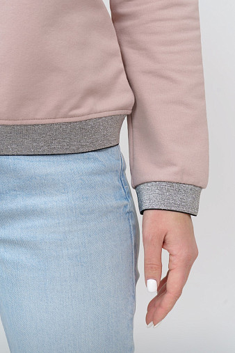 Толстовка женская Элен пудра