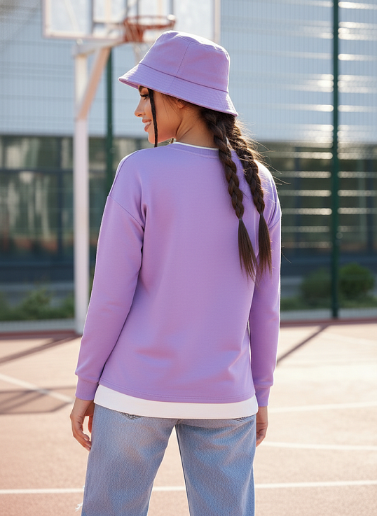 Свитшот женский Кетти лаванда