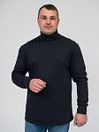 Водолазка мужская футер черная