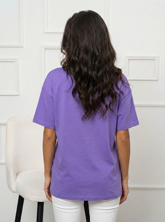 Футболка женская Флай василек