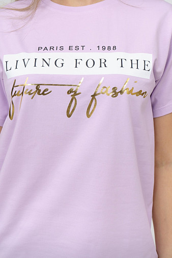 Футболка женская Имидж лаванда