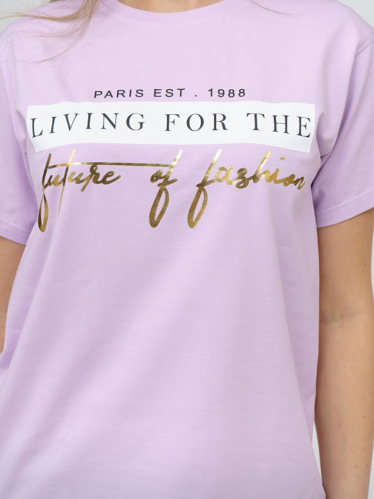 Футболка женская Имидж лаванда