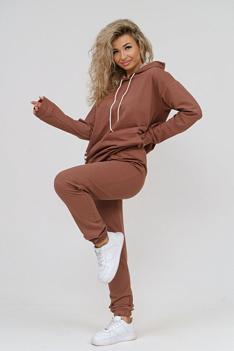 Костюм Челси футер 2-х нитка шоколад