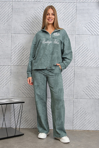 Костюм женский Верона варенка фисташка