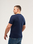 Футболка мужская Узб принт светл. индиго